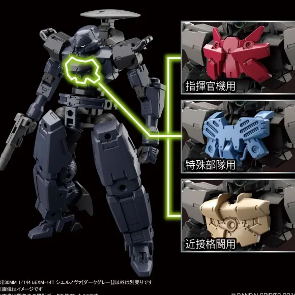 1/144 30MM bEXM-14T Cielnova (Dark Gray)