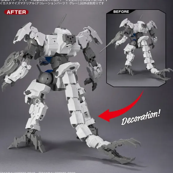 1/144 30MM Customize Material (Decoration Parts 1 Gray)