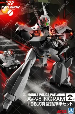 1/43 Mobile Police Patlabor AV-98 Ingram 2nd + Special Command Vehicle Type 98