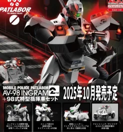 1/43 Mobile Police Patlabor AV-98 Ingram 2nd + Special Command Vehicle Type 98
