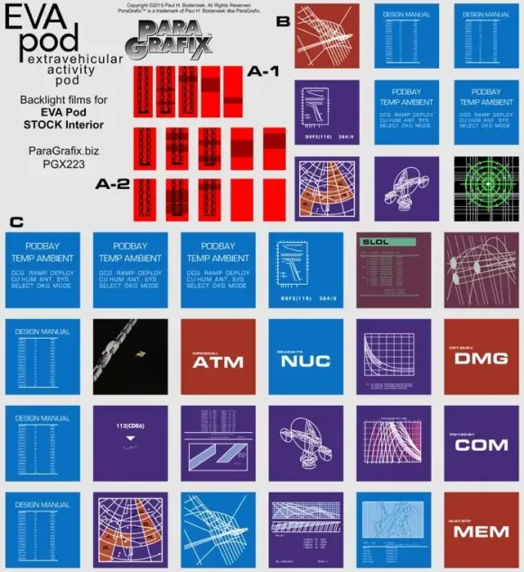 1/8 Moebius Models 2001: A Space Odyssey EVA Pod Display Screen