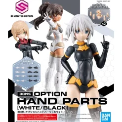 30MS Optional Hand Parts (White / Black)