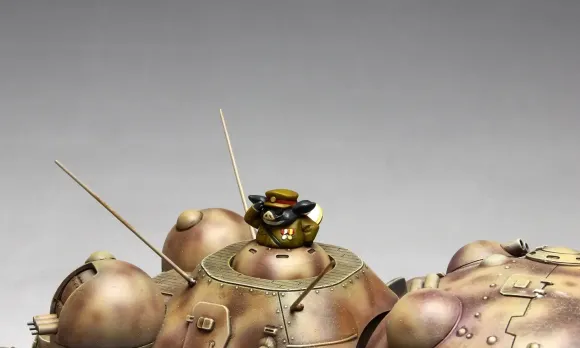 1/72 Multi-turreted Tank Akuyaku #1 Short Gun Barrel ver.