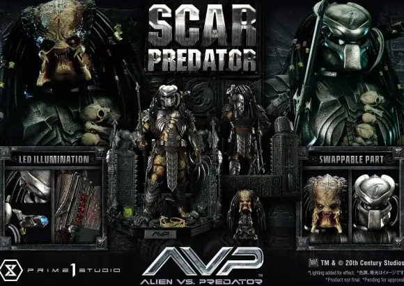 1/3 Museum Masterline Alien vs. Predator Scar Predator