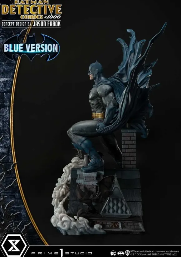 1/3 Museum Masterline Batman (Comics) Batman Detective Comics #1000 Cover Art (Concept Design By Jason Fabok) Blue Version