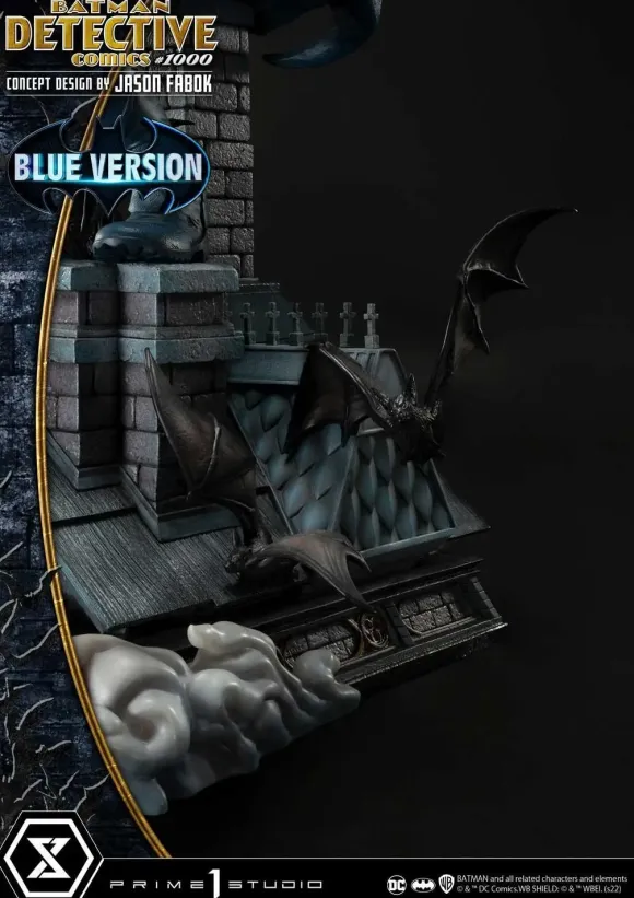 1/3 Museum Masterline Batman (Comics) Batman Detective Comics #1000 Cover Art (Concept Design By Jason Fabok) Blue Version