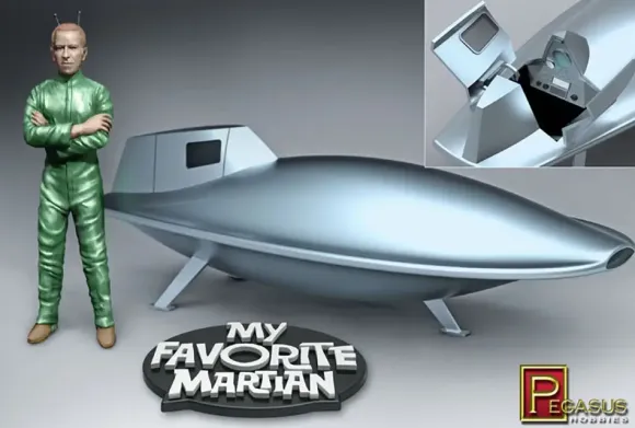 1/18 My Favorite Martian: Uncle Martin & Spaceship Detail Up Set