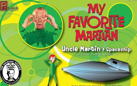 1/18 My Favorite Martian: Uncle Martin & Spaceship Detail Up Set