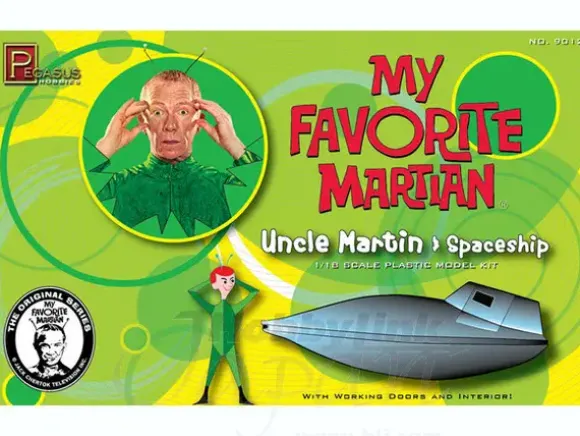 1/18 My Favorite Martian Uncle Martin & Spaceship