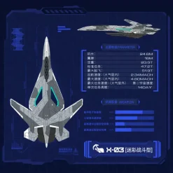 1/100 Nantianmen Project Xuannu Type III Sky Fighter X-03 Camouflage Machine Plastic Model Kit