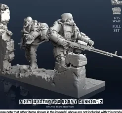 1/35 Nest Destroyer Heavy Gunner II Full Set (With Dedicated Base)