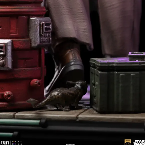 1/10 Obi-Wan Kenobi - Iron Studios Scale Statue: Deluxe Art Scale - Obi-Wan Kenobi & Young Leia