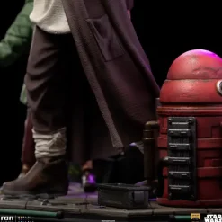 1/10 Obi-Wan Kenobi - Iron Studios Scale Statue: Deluxe Art Scale - Obi-Wan Kenobi & Young Leia