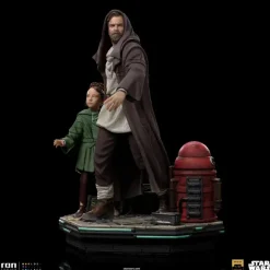 1/10 Obi-Wan Kenobi - Iron Studios Scale Statue: Deluxe Art Scale - Obi-Wan Kenobi & Young Leia