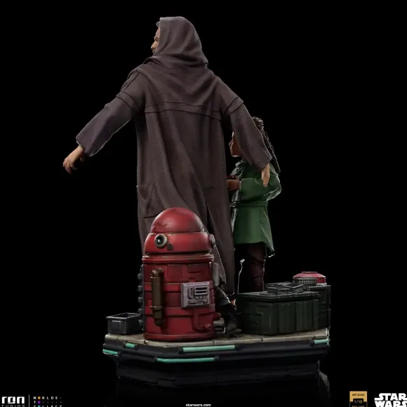 1/10 Obi-Wan Kenobi - Iron Studios Scale Statue: Deluxe Art Scale - Obi-Wan Kenobi & Young Leia