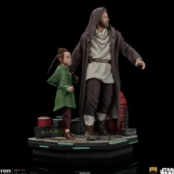 1/10 Obi-Wan Kenobi - Iron Studios Scale Statue: Deluxe Art Scale - Obi-Wan Kenobi & Young Leia