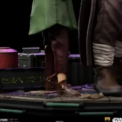 1/10 Obi-Wan Kenobi - Iron Studios Scale Statue: Deluxe Art Scale - Obi-Wan Kenobi & Young Leia