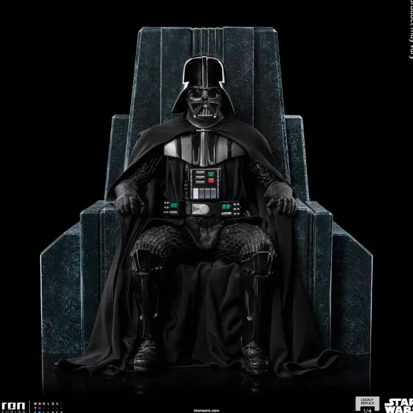 1/4 Obi-Wan Kenobi - Iron Studios Statue: Legacy Replica Series - Darth Vader on Throne