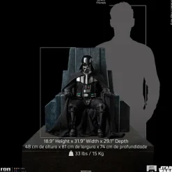 1/4 Obi-Wan Kenobi - Iron Studios Statue: Legacy Replica Series - Darth Vader on Throne