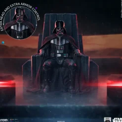 1/4 Obi-Wan Kenobi - Iron Studios Statue: Legacy Replica Series - Darth Vader on Throne