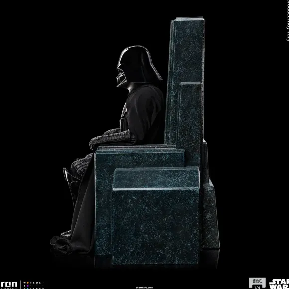 1/4 Obi-Wan Kenobi - Iron Studios Statue: Legacy Replica Series - Darth Vader on Throne