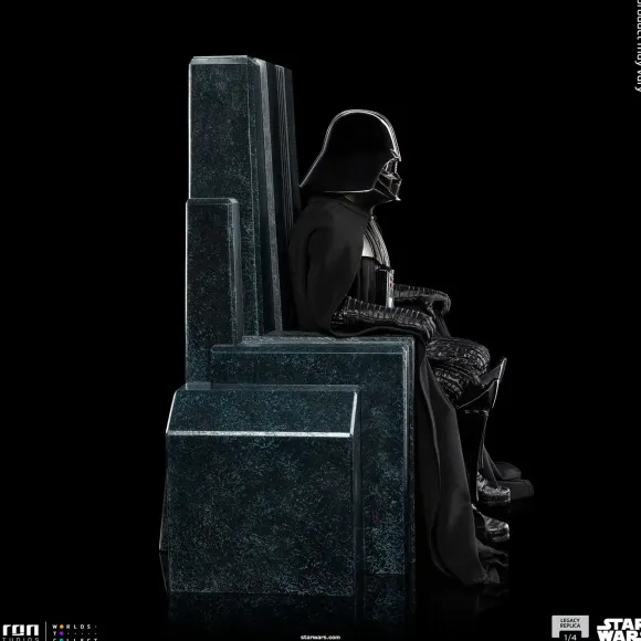 1/4 Obi-Wan Kenobi - Iron Studios Statue: Legacy Replica Series - Darth Vader on Throne