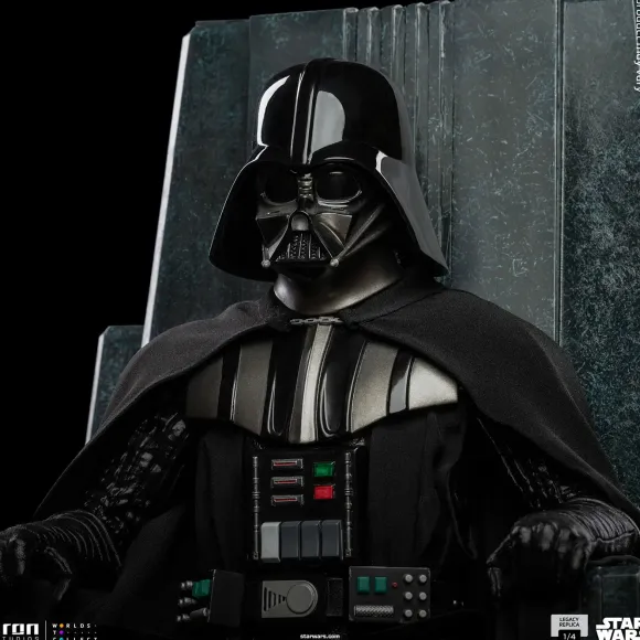 1/4 Obi-Wan Kenobi - Iron Studios Statue: Legacy Replica Series - Darth Vader on Throne