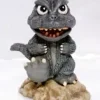 Petarinko Godzilla Chikisai Stone Kick Ver. Resin Kit w/Postcard Illustration by Shinji Nishikawa