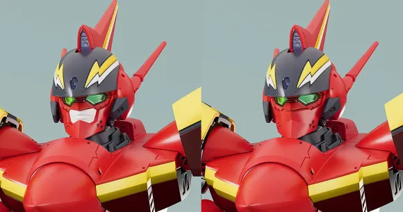 1/72 PLAMAX VF-19 Custom Fire Valkyrie (Basara Nekki Unit) (Macross 7)