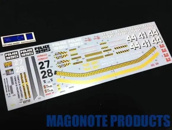 1/24 Police Spinner & Sedan Upgrade Decal Set Ver.2