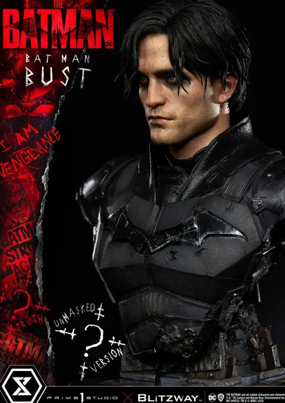 1/3 Premium Bust The Batman Batman Unmasked