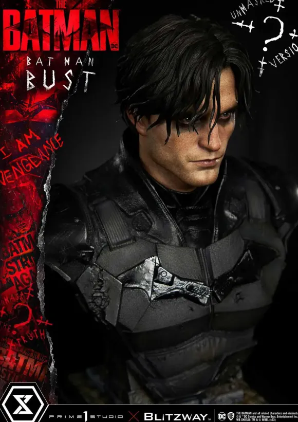 1/3 Premium Bust The Batman Batman Unmasked