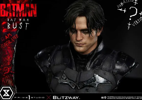 1/3 Premium Bust The Batman Batman Unmasked