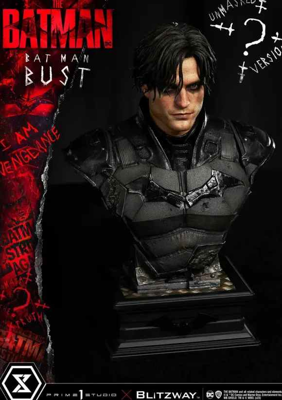 1/3 Premium Bust The Batman Batman Unmasked