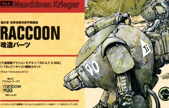1/16 Raccoon Conversion Resin Kit (Sentinel)