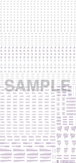 1/100 RB01Caution Decal (1pcs) Pastel Violet