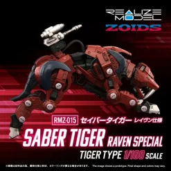 1/100 Realize Model Zoids RMZ-015 Saber Tiger Raven Special Tiger Type