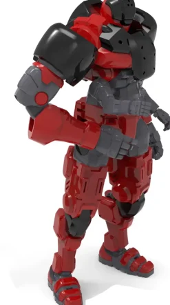 Remnant Dome Series WWS-0-01/02 Match Soldier/Peacekeeping Armor Plastic Model Kit (Red)