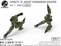 Remnant Dome Series WWS-O-01/04 Match Soldier / Industrial Soldiers Plastic Model Kit (Green)