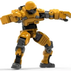 Remnant Dome Series WWS-O-01/04 Match Soldier / Industrial Soldiers Plastic Model Kit (Yellow)