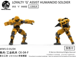 Remnant Dome Series WWS-O-01/04 Match Soldier / Industrial Soldiers Plastic Model Kit (Yellow)