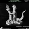 Rhedosaurus Lighthouse Attack Polyresin Statue