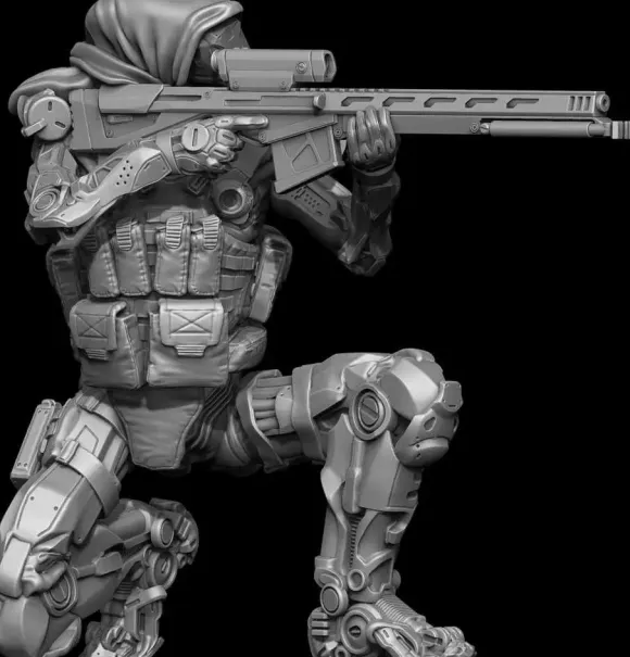 1/35 R.U-R Sniper Robot