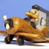 Sand Cast Toy Donald & Airplane