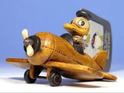 Sand Cast Toy Donald & Airplane