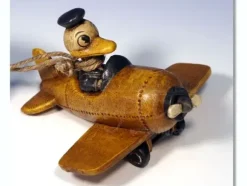 Sand Cast Toy Donald & Airplane