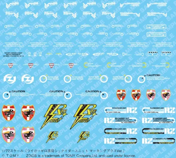 1/72 Schneider Unit Marking Plus Ver. for Liger Zero