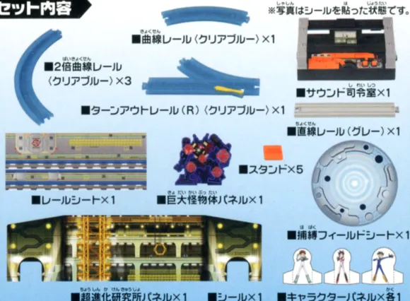 Shinkansen Deformation Robot Shinkarion: Sound Super Evolution Laboratory Base Rail Set