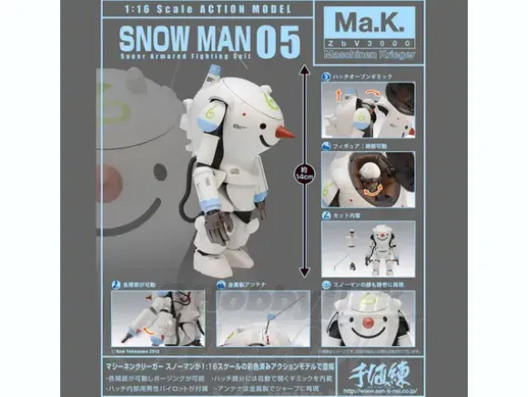 1/16 Snow Man Action Model 05