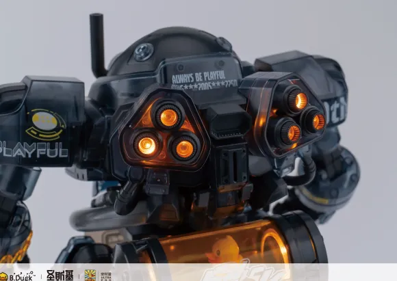 SOSKILL x ULTRA EGG SpaDuck 19th Anniversary Black Samurai Limited Edition Plastic Model Kit
